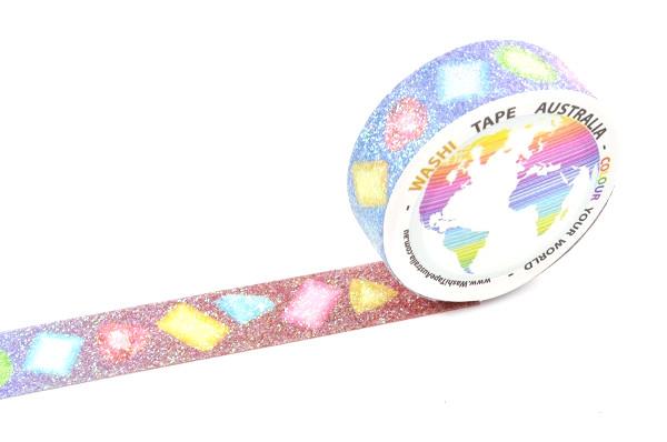 Full Set of Rainbow Glitter Washi Tape, Planner Tapes