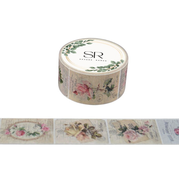 Gorgeous Flowers - wide washi tape (20mm)