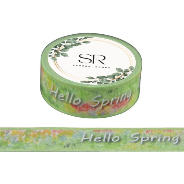 Hello Spring - washi tape