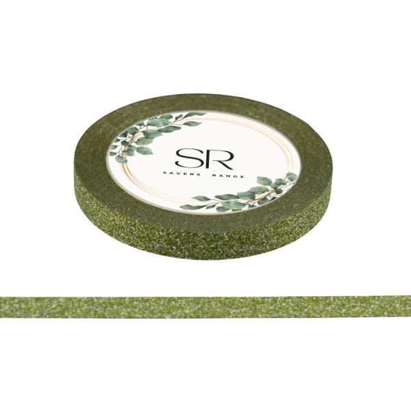 Light Green - Glitter Thin Washi Tape (5mm)