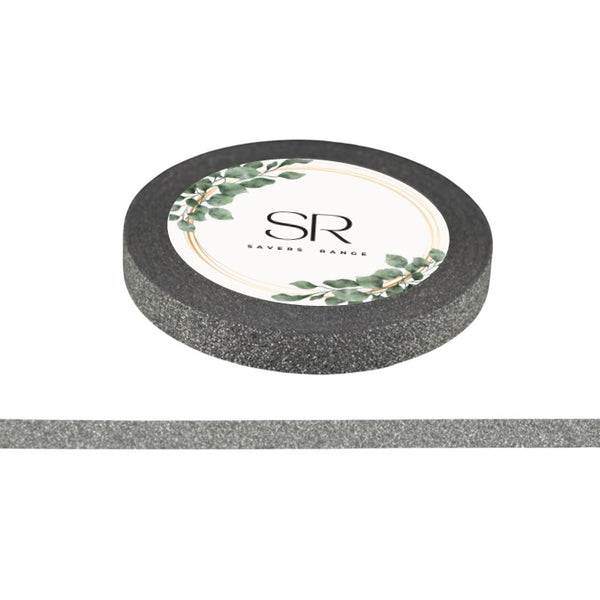 Silver - Glitter Thin Washi Tape (5mm)