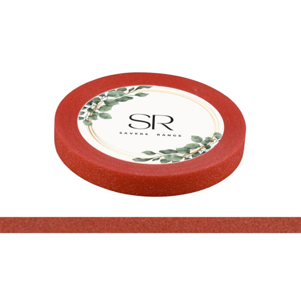 Red - Glitter Thin Washi Tape (5mm)