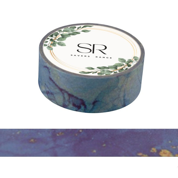 Ocean Blue Marbling - Washi Tape