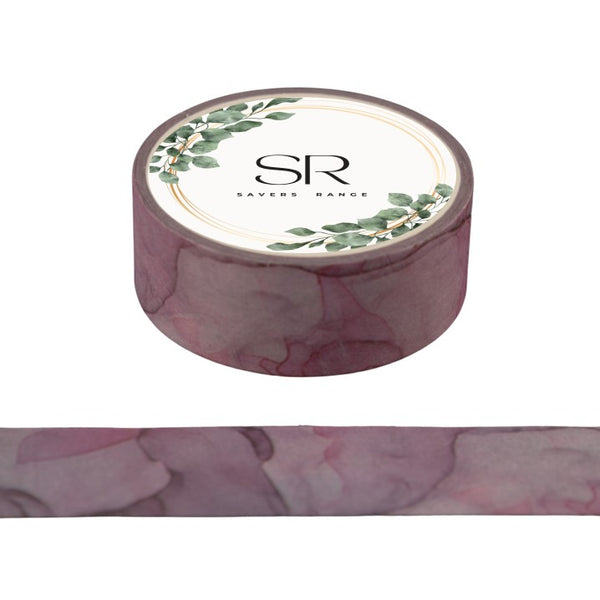 Lilac Grey Marbling - Washi Tape