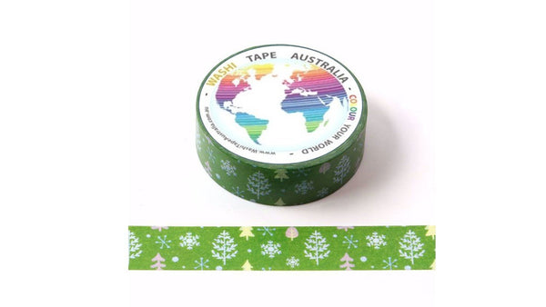 Trees and Snowflakes Washi Tape Australia