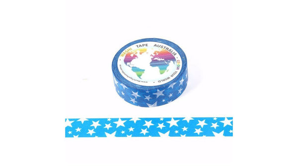 Stars on Blue Washi Tape Australia